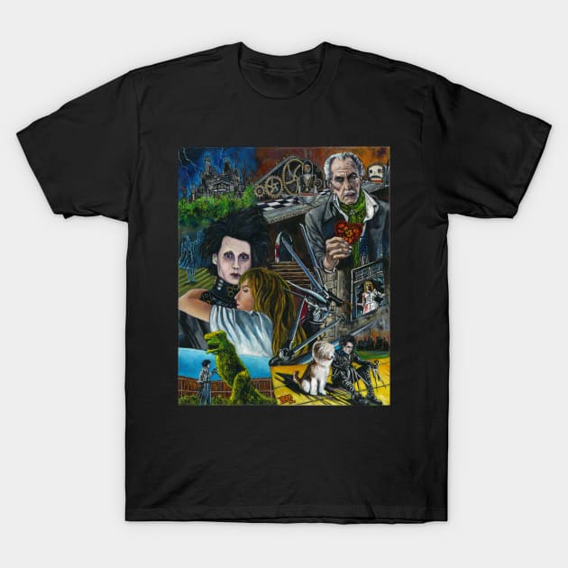 Edward Scissorhands T-Shirt by Horrorart